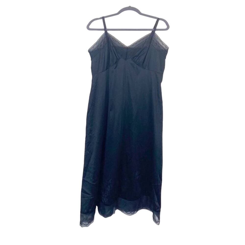 Slip Dress Vintage 50s Vasserette by Munsingwear Size S M Retro Vamp Chic Goth